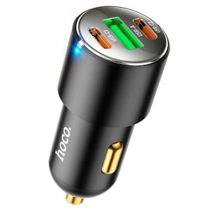 Caricatore Auto USB QC3.0 18W + 2x Type-C PD 45W