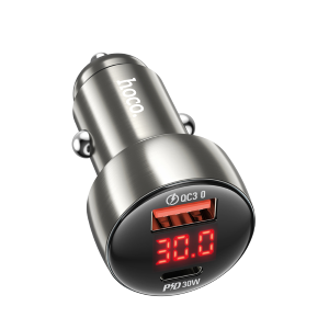 Caricatore Auto USB QC 3.0A 18W + Type-C PD 30W