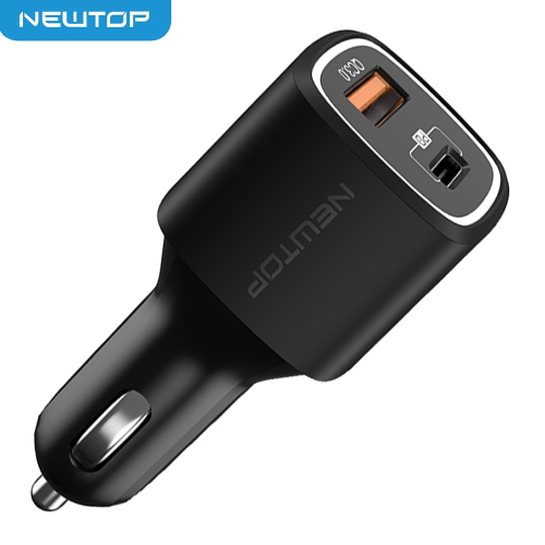 Caricatore Auto Fast Charge USB QC 3.0A + Type-C 36W PD